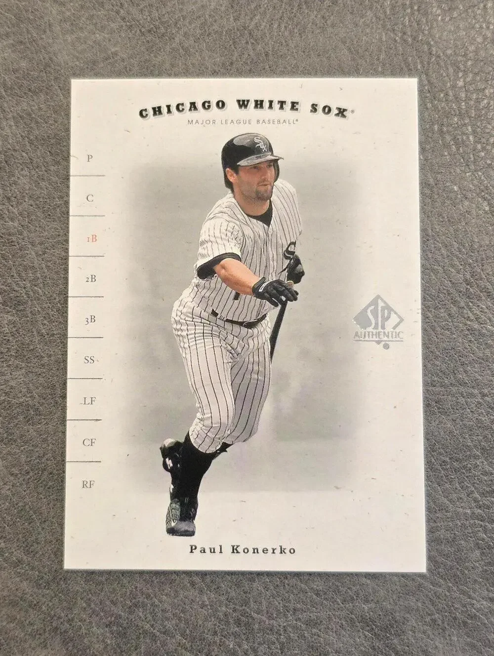 2001 SP Authentic #35 Paul Konerko Baseball Card